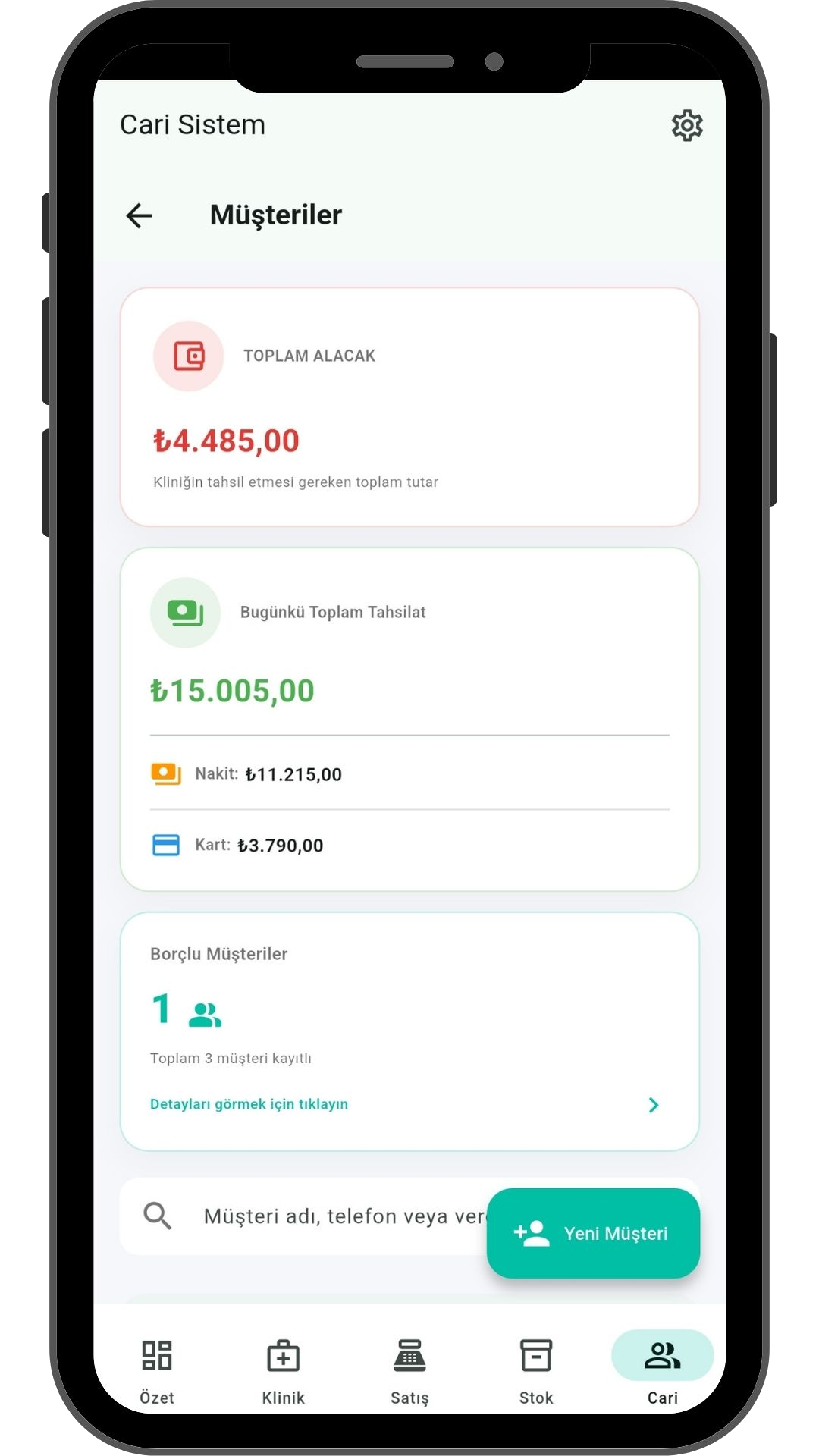 VetApp mobil müşteriler